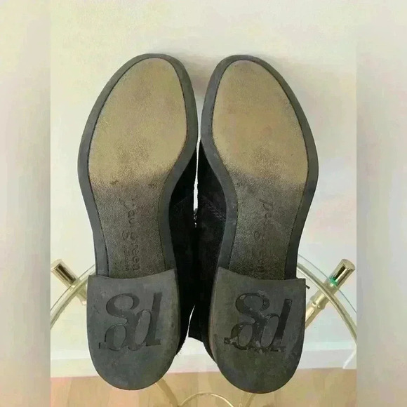 PAUL GREEN Navy Suede Lace Up Boots - Picture 10 of 12